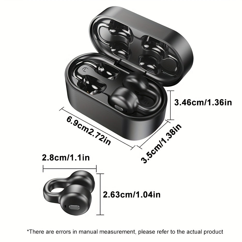 Wireless Open-back Headphones, Bluetooth Clip-on Earbuds, Sports Headphones, Ultra-lonoBattery Life, Unisex, Suitable For Everyday Wear, Christmas Gift, Birthday Gift.