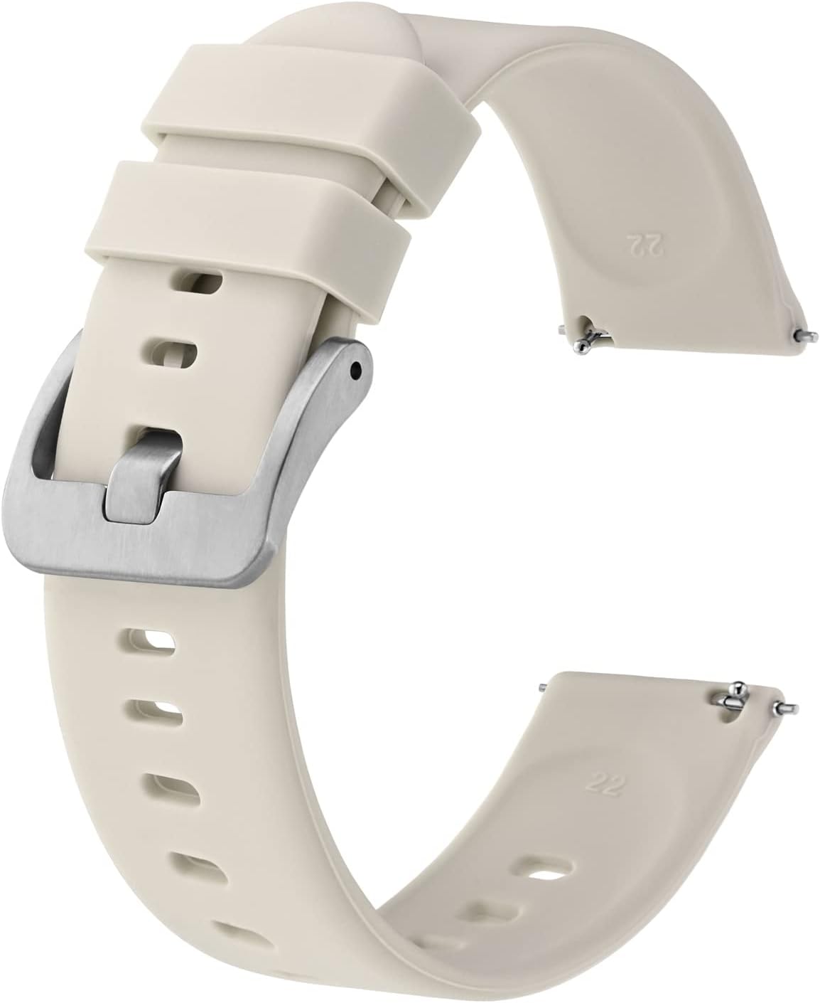 Smartwatch Accessories,Silicone Watch Bands, Slim Watch Straps With Quick Release, 22mm