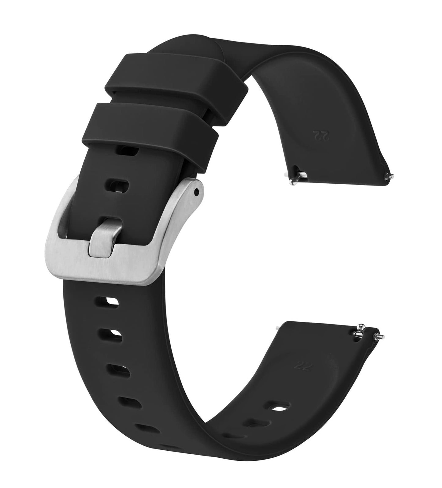 Smartwatch Accessories,Silicone Watch Bands, Slim Watch Straps With Quick Release, 22mm